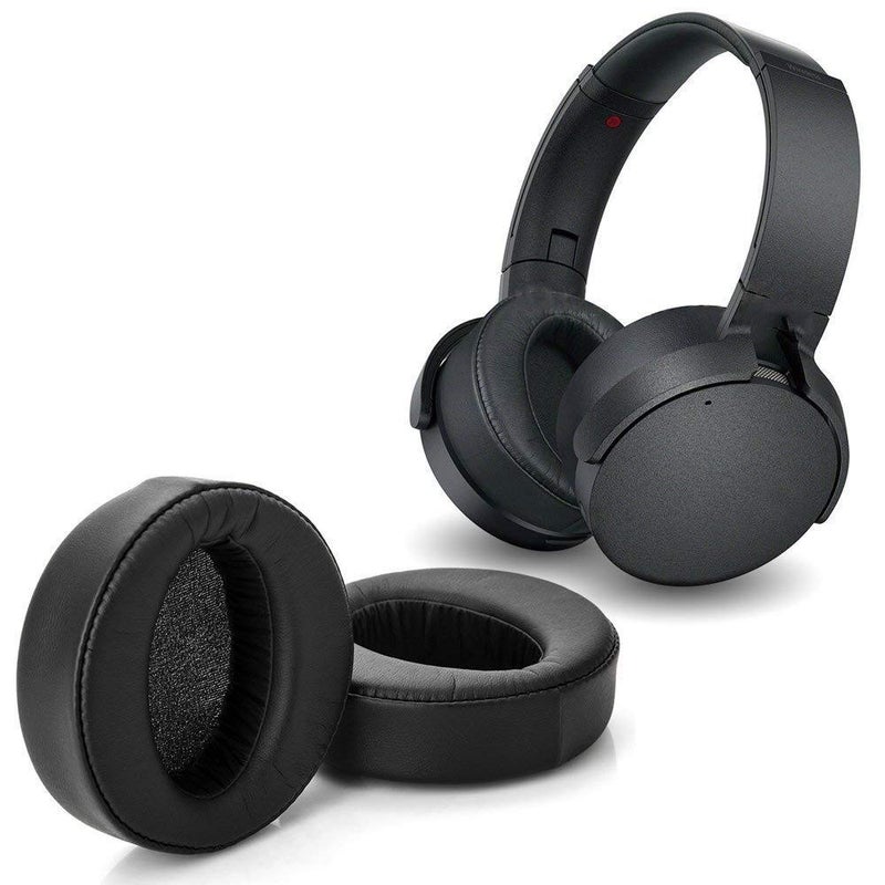 Actpe Earpads for Sony MDR-XB950BT Replacement Ear Cushion Pads with Protein Leather and Memory Foam for Sony MDR-XB950BT XB950B1 XB950N1 On Ear Headphones ONLY, Black - Image 1